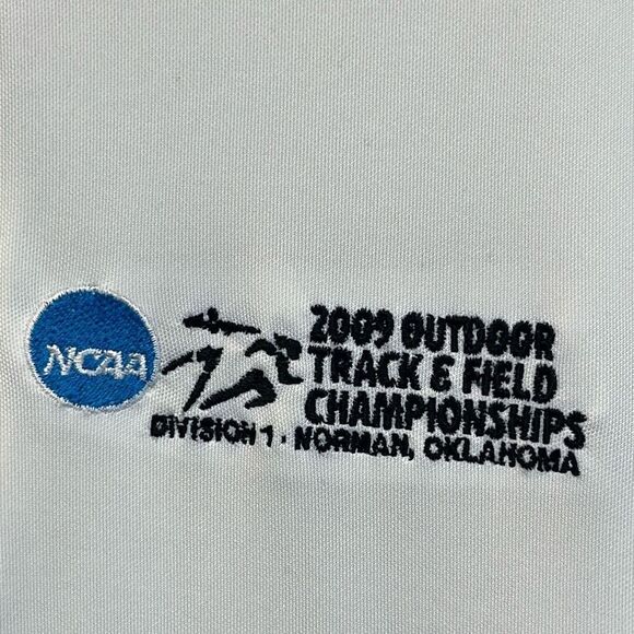 NIKE Shirt Men's XL White NCAA Track & Field Championship Polo Short Sleeve - Picture 4 of 15